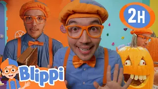 Blippi's Spooky Spells Halloween | Blippi and Meekah Best Friend Adventures | Spooky Videos for Kids