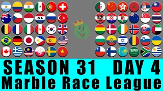 Marble Race League Season 31 Day 4 Marble Race in Algodoo / Marble Race King