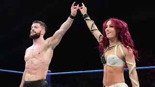 FINN BÁLOR & SASHA BANKS Vs. SHINSUKE NAKAMURA & NATALYA : MIXED MATCH CHALLENGE 1/16/18