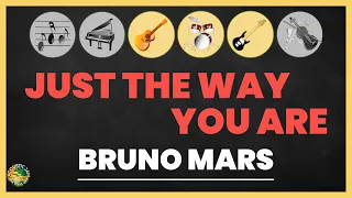 Bruno Mars - Just the way you are (Acoustic Karaoke / Guitar, other Inst (no Melody) /lyrics chords)