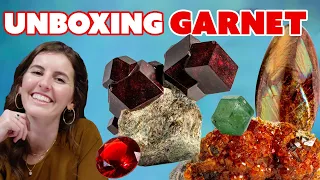 Unboxing Garnet  | Rhodolite, Pyrope, Demantoid & More!