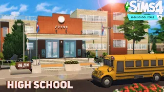 Copperdale High School 🎒 (No CC) the Sims 4 | Stop Motion