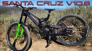 First Ride 2024 Santa Cruz V10.8 / Custom Dream DH Bike (Spoke X, Element 6, DVO, TRP) 1/11/24