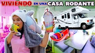 24 HORAS VIVIENDO EN UNA CASA RODANTE | AnaNANA TOYS