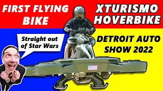 Flying Bike Detroit Auto Show | XTURISMO hoverbike- first flying bike