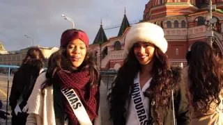 Miss Universe Contestants Tour Moscow