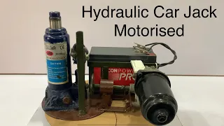 Hydraulic Car jack Mechanical engineering final year project
