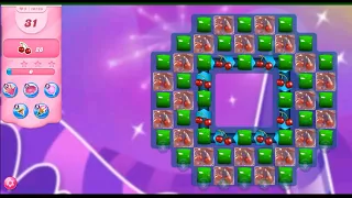 Candy crush saga level 10796 No booster | All green candies