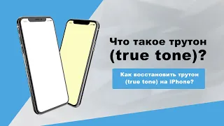 Что такое трутон (true tone)? Как восстановить трутон (true tone) на iPhone?