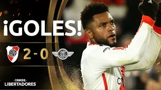 GOLES | RIVER PLATE vs. LIBERTAD | FASE DE GRUPOS | CONMEBOL LIBERTADORES 2024