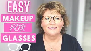 Eye Makeup For Glasses Wearers!  - TIPS for Hooded, Mature Eyes OVER 50