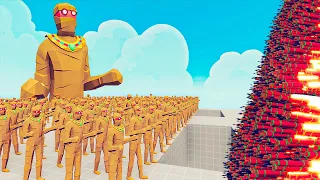 100x MUMMY + 1x GIANT vs 3x EVERY GOD - Totally Accurate Battle Simulator TABS