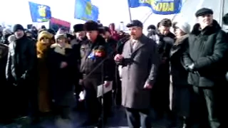 Майдан в Запорожье - площадь Поляка - 2 февраля 2014 - стрим Тезис-ТВ