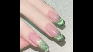 【Fashion nail art/Free sample】 Fashion cat eye gel polish design for salon