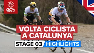 Battle Of The Favourites On La Molina! | Volta A Catalunya 2023 Highlights - Stage 3