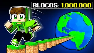 ANDANDO 1.000.000 DE BLOCOS NO MINECRAFT!