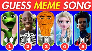 GUESS MEME & WHO'S SINGING 🎤🎵 🔥| Lay Lay, King Ferran, Salish Matter, MrBeast, Tenge Tenge Song