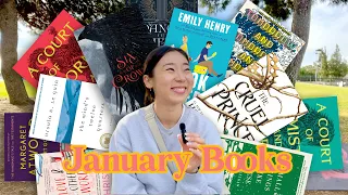 the 14 books I read this month | January reading wrap-up