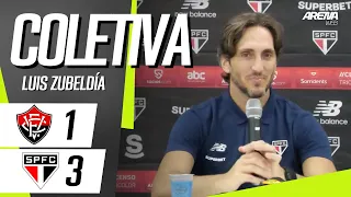 COLETIVA LUIS ZUBELDÍA | Vitória x São Paulo - Brasileirão 2024