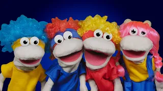 Chicky, Cha-Cha, Lya-Lya, Boom-Boom with Puppets! | D Billions Kids Songs