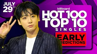 EARLY PREDICTIONS | Billboard Hot 100, Top 10 Singles | July 29th, 2023