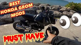 The best MODS 2023 Honda Grom YOU SHOULD DO!