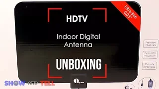 How To Get Free TV!!! | 1 by One HDTV Antenna Unboxing