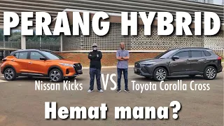 PERANG HYBRID | Nissan Kicks vs Toyota Corolla Cross | Ft: Fitra Eri