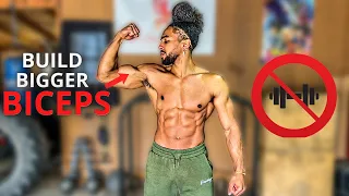 How To Build Big Biceps With Only Bodyweight | Follow Along Routine