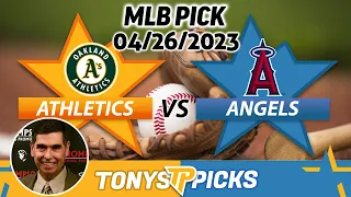 Oakland Athletics vs. LA Angels 4/26/2023 FREE MLB Picks and Predictions on MLB Betting Tips