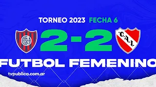San Lorenzo vs Independiente: Fecha 06 Copa de la Liga Profesional Femenina YPF 2023