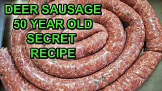 DEER SAUSAGE 50 YEAR OLD SECRET RECIPE