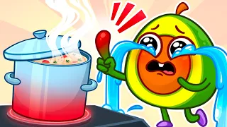 Be careful! Kitchen Safety Story | Ouch! | Safety Cartoons for Kids |  Kids TV  by Pit & Penny Tales