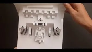 Pop Up Art Gallery Card Tutorial - Origamic Architecture