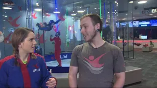 Flying with dragons in virtual reality at iFly