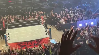 WWE Monday Night Raw 12/4/23 Jay Uso entrance