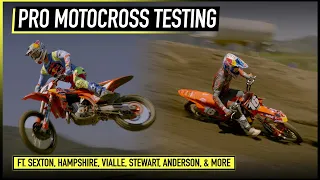 Outdoor Testing ft. Sexton, Vialle, Stewart, Hampshire, & More | RAW #promotocross