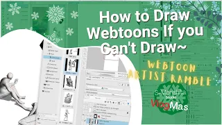 How to Draw Comics if You Can't Draw || Webtoon Artist Software Hacks ||