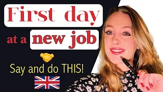 First Day at a NEW JOB! | SELF INTRODUCTION | Tell Me About Yourself | British English