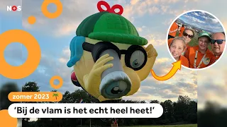 Karlijn (12) en haar vader gaan wereld over met hun luchtballon 🎈