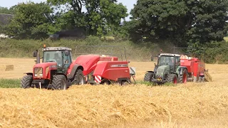 Harvest 2021 ~ Fendt 818, Massey Ferguson 8260, 186 & 2160