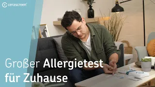 Wie geht ein Allergietest für Zuhause?  |  Großer Allergietest von cerascreen