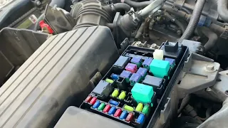 2004-2008 Acura TSX Fuse Box & Relay Location