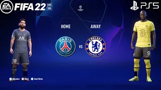 FIFA 22 PS5 | PSG Vs Chelsea | UEFA Champions League | Insane Penalty Shootout Ever