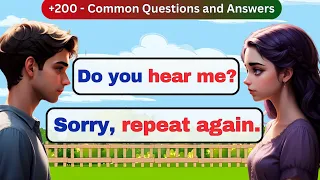 👉200 English Conversation Practice To Improve English Speaking Skills | Learn English For Fluently