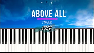 Above All - Michael W. Smith | EASY Piano Tutorial By Musicate Academy