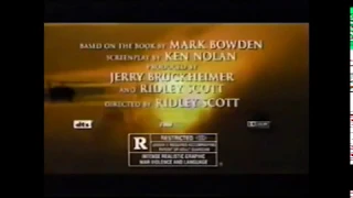 Black Hawk Down Movie Trailer 2001 - TV Spot