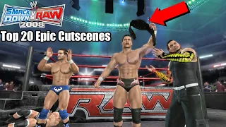 Top 20 Epic Cutscenes In WWE Smackdown Vs RAW 2008's 24/7 Mode