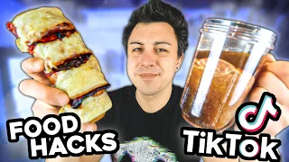 Je teste les MEILLEURS FOOD HACKS Tiktok ! (vidéos virales)