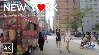 [Daily] New York City, Midtown Manhattan Summer City Walk Tour, 34th Street